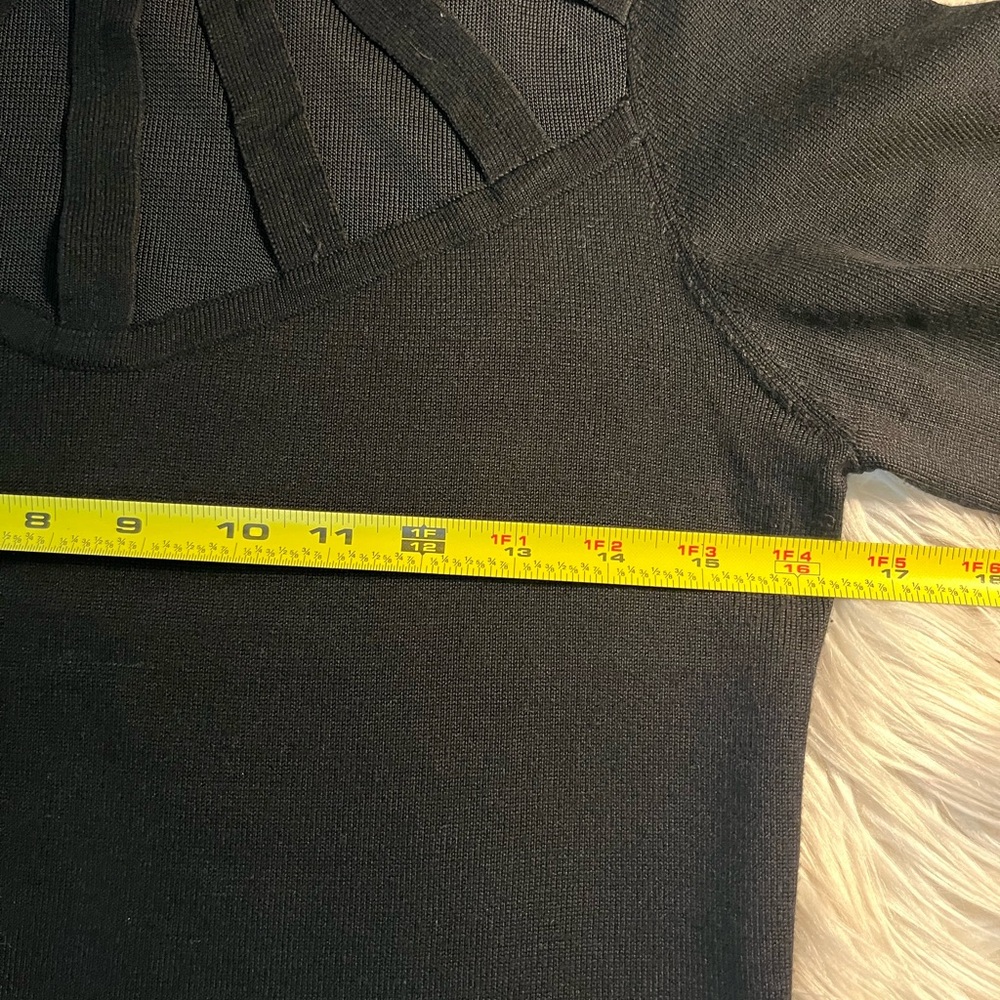 Carmen Marc Valvo Corp core contemporary comfort career turtleneck top - Picture 9 of 11